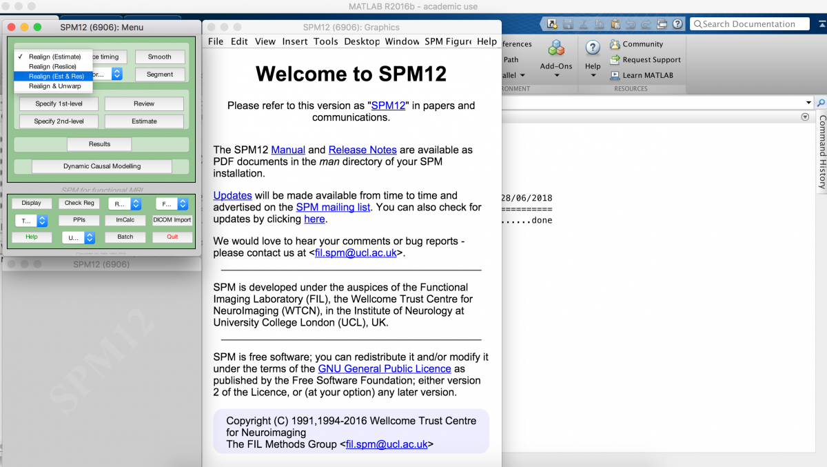 spm12 matlab 2018b gui slow