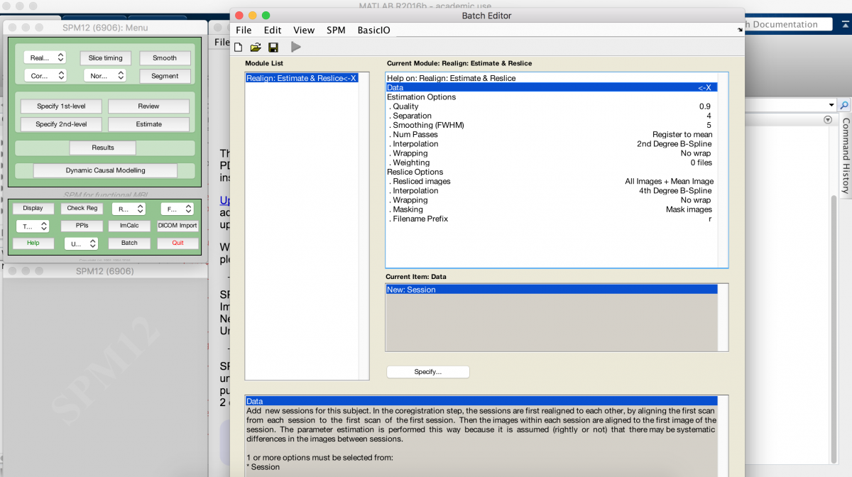 spm12 matlab 2018b gui unstable